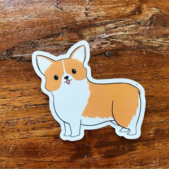 Curious Corgi Sticker - Picture 1 of 6